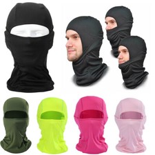 Men's Full Face Mask Motorcycle Head Cover Headgear Balaclava Helmet Liner Hats
