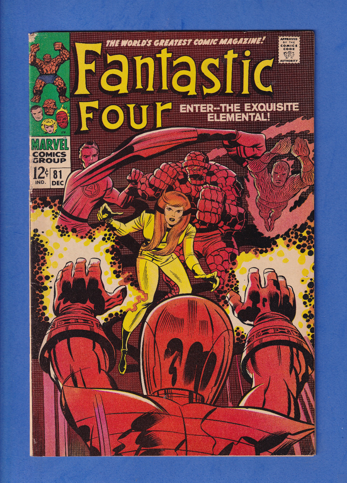 Fantastic Four 81 Crystal Joins & dons costume the Wizard Stan Lee