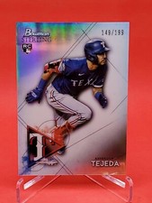 Anderson Tejada 2021 Bowman Sterling RC #BSR-57 Refractor 149/199 Rangers Rookie