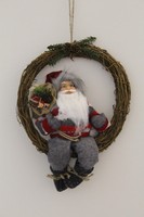 Deko TüRkranz Mit Nikolaus Weihnachten Wurm (19445)