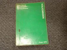 1985 Volkswagen GTI Golf Jetta Shop Service Repair Manual Gas Diesel GLI Turbo