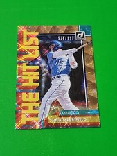 Whit Merrifield 2022 Panini Donruss The Hit List 528/999 Kansas City Royals