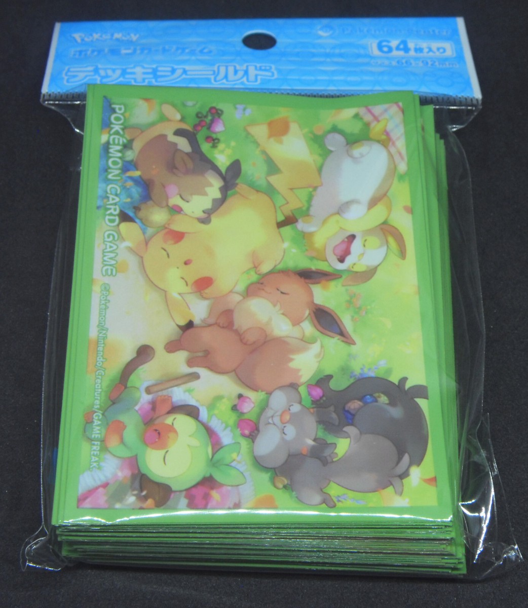 Japan Pokemon Center Limited Good Work Everyone Pikachu Eevee Card Sleeves | eBay Japan Pokemon Center Limited Good Work Everyone Pikachu Eevee Card Sleeves | eBay