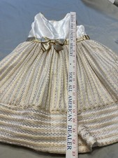 Party Dress Fancy Girls Size 5 Sweet Heart Rose E-1