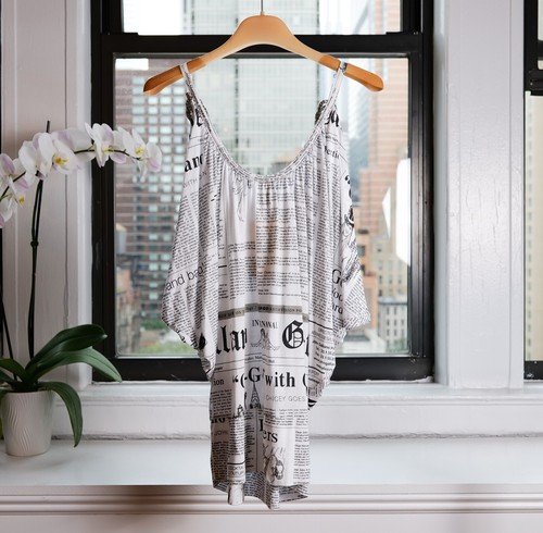 John Galliano Vintage Gazette White Double Silver Buckle Blouse Top IT40 - Picture 4 of 5