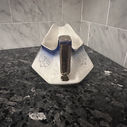Vintage SEBRING China Co. S.P. Co. S—-V Gravy Boat Flow Blue Glaze - Picture 3 of 11