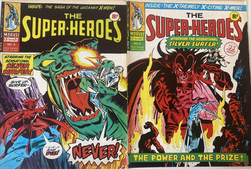 SUPER-HEROES. NUMBER'S BETWEEN 1-49. (42 VINTAGE UK MAGAZINES 1975-1976 LOT). - Picture 4 of 23
