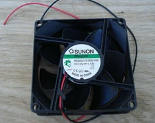new SUNON ME80251V3-000U-A99 12V DC Brushless Tubaxial Fan MagLev 80mm x80x 25mm