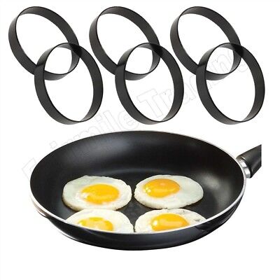 Non Stick Metal Egg Rings Frying Perfect Circle Round Fried/Poached Frying Mould