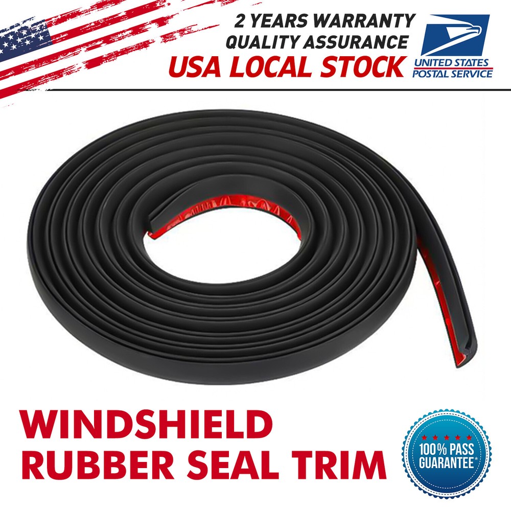 10FT Car Door Trunk Seal Strip H Shape Weather Strip Edge Decoration Accessories