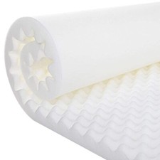 Colchón de espuma con jaula de huevos enrevesado cubre la máxima comodidad tamaño de cama 32 X 74