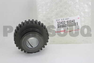 3340260040 Genuine Toyota GEAR SUB-ASSY, REVERSE IDLER 33402