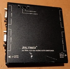 ALTINEX MX2106AV 2-In, 2-Out VGA + 3.5mm Audio Auto-Switcher