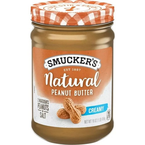 Smucker's natürliche cremige Erdnussbutter cremig - 6er Pack, je 16 Unzen - Bild 22 von 24
