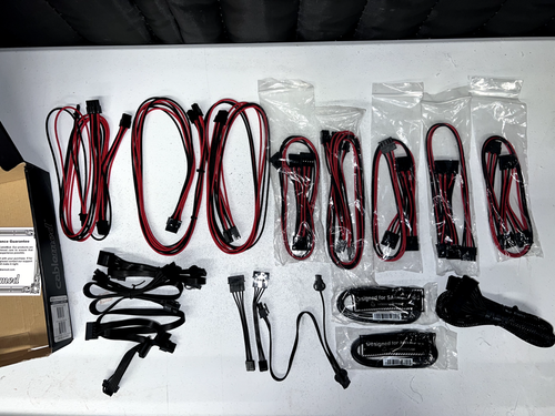 Cablemod Computer Wiring Set Upgrade Black/Red CM-CV2-FKIT-KKR-R