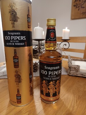 100 Pipers Scotch Whisky Seagram's sehr alt