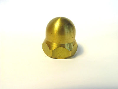8x1mm thread - 7/8'' hex Heavy Brass engine spinner nut from MECOA K&B #924-434