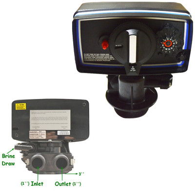 Clock Control Valve 110V For Water Filter Softener Resin Tank 9''-11'' Diameter