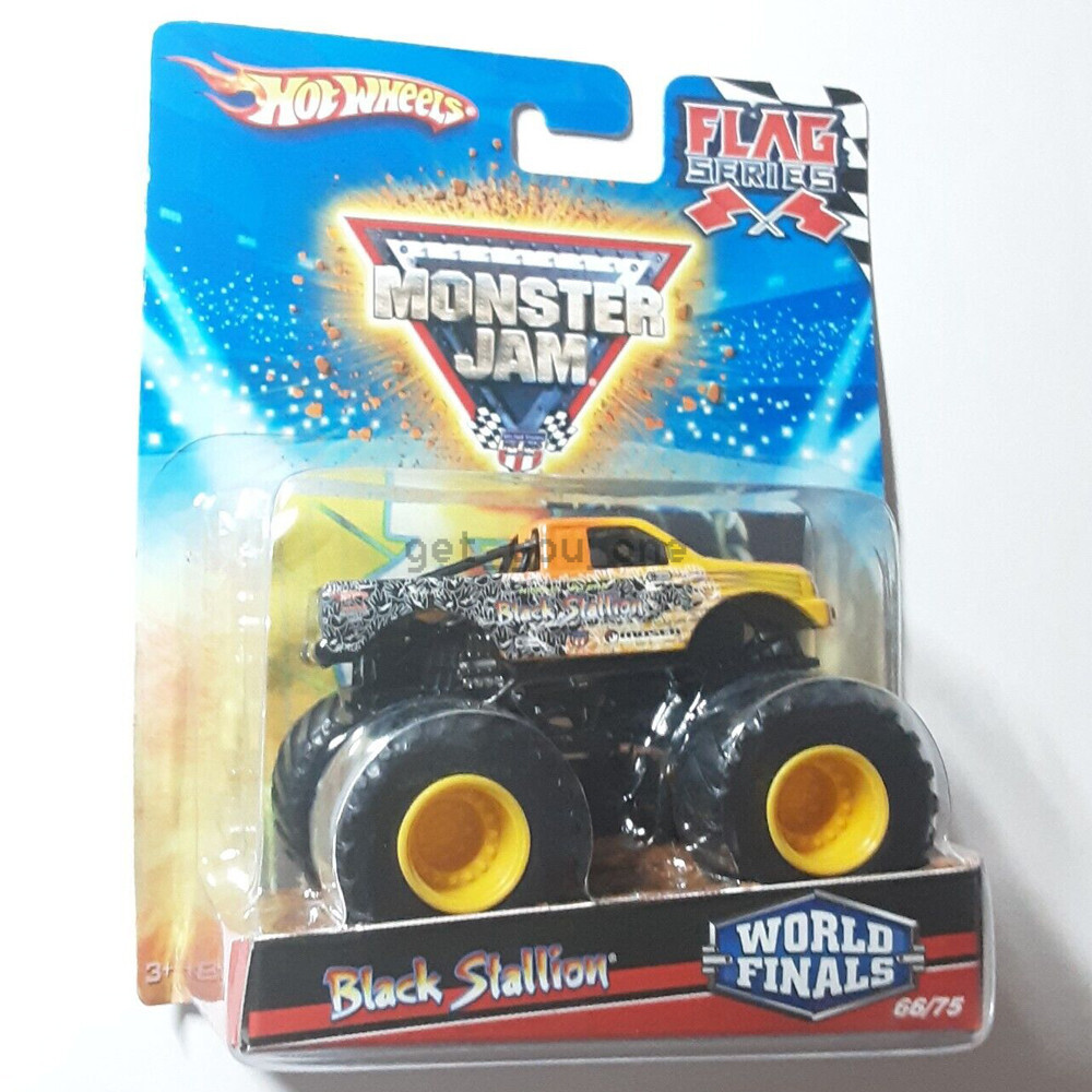NEW Hot Wheels Monster Jam BLACK STALLION World Finals 2010