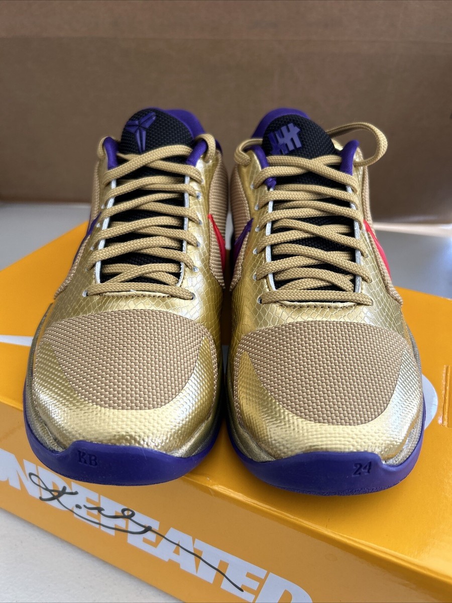 Undefeated × Nike Kobe 5 Protoro HALL OF FAME DA6809-700 Men