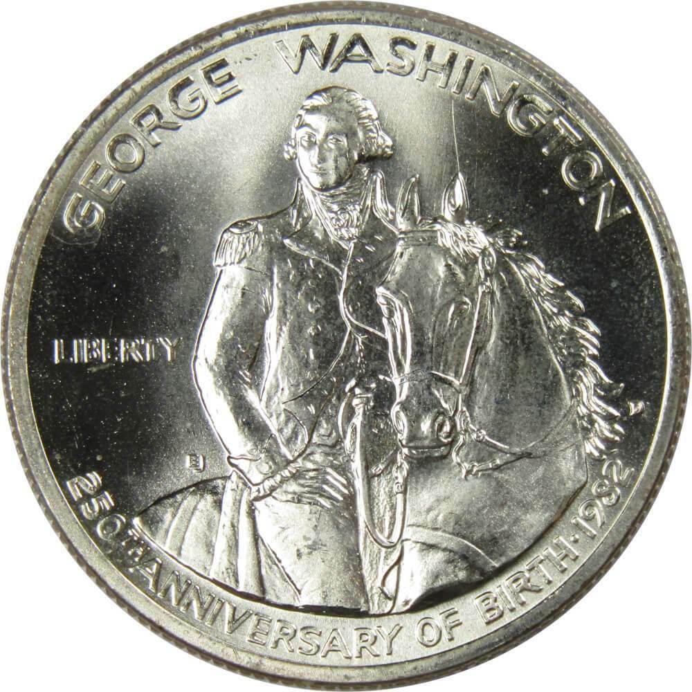 George Washington Commemorative 1982 D 90% Silver Half Dollar BU 50c Coin