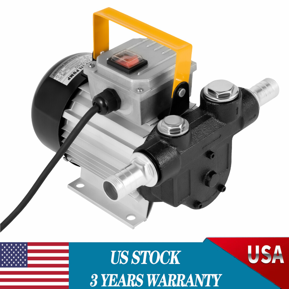 AC 110V Oil Transfer Pump Self Priming Electric  Fuel Fluid Pump  550W 16GPM NEW