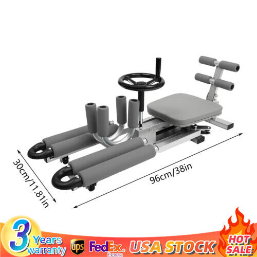 330LBS Pro Leg Stretcher Heavy Duty Leg Stretching Training Machine for Home/Gym