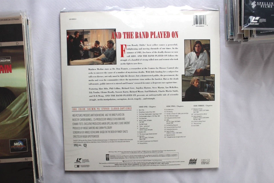 AND THE BAND PLAYED ON laserdisc LD STEVE MARTIN 2 DISC *BUY MORE AND SAVE* — 第 2/4 张图片