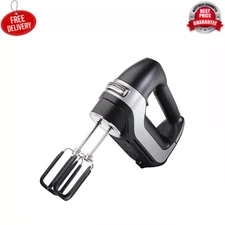 Hamilton Beach Professional 7-Speed Hand Mixer Matte Black Powerful Kitchen Tool