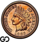 1883 Indian Head Cent Penny PROOF, Solid Gem PR++ RD