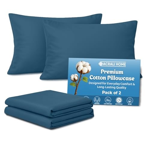 Acrali Home Denim Blue Egyptian Cotton  Assorted colors , sizes 