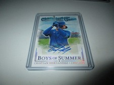 Cristian Hernandez 2024 Panini Boys of Summer Auto #CGS-CH /25