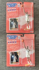 1997 Starting Lineup Basketball Juwan Howard Lot 2pc - Bullets, Warriors