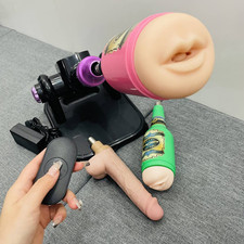 Automatic Thrusting Dildo Male Blowjob Mastubator Hands-free Sex Machine Adult
