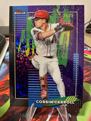 Topps Finest 2026 Corbin Carroll #17 Arizona Diamondbacks Purple 34/75