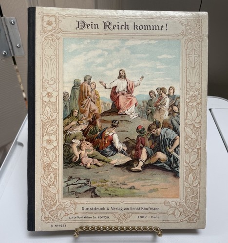 Antique 1900's DEIN REICH KOMME! -Your Kingdom Come German Biblical Picture Book - Picture 1 of 6