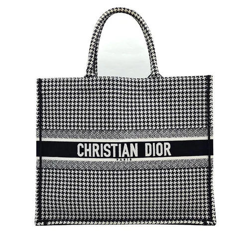 Grand fourre tout livre pied de poule tissu Dior 42x34x18 120251039