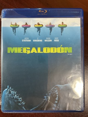 Blu-ray Movie New Spanish Edition The Meg Megalodon Jason Statham Shark Bluray