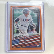 USA Baseball Stars & Stripes Aiden Ruiz 18U National Team #121 Serial #06/75