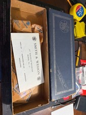 Smith & Wesson Model 27 Blue 12.5” Box With MANUAL WAX PAPER 13" LONG
