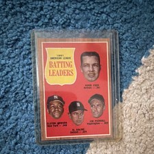 Topps 1962 American League Batting Leaders #11 Cash Howard Kaline Piersall