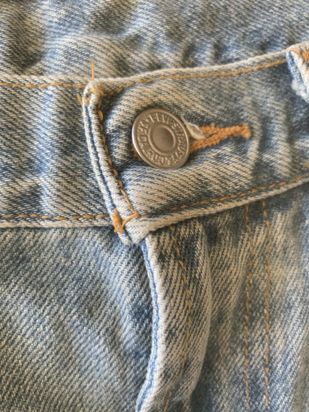 Levi's 505 Men's Shorts 9 Blue Light Denim Jean Regular Fit 100percent Cotton Size 30 image 7