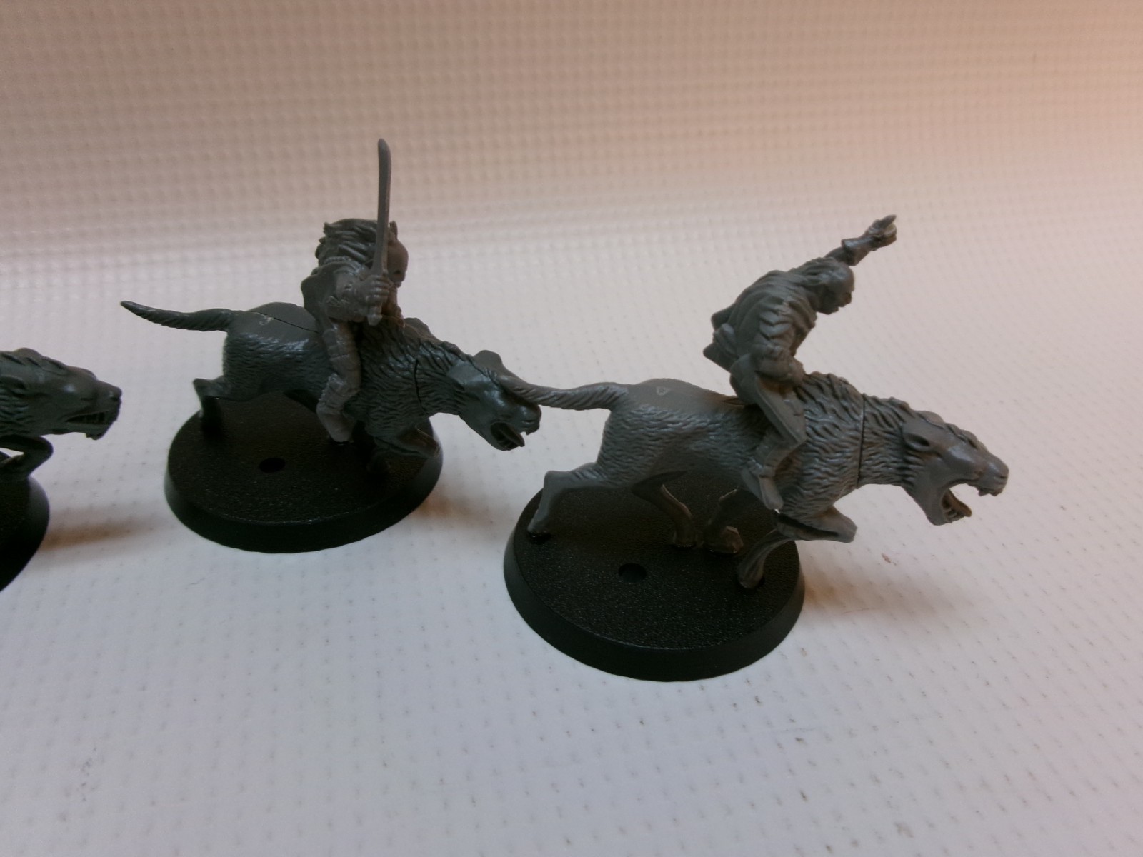 Warg Riders The Hobbit Lord of the Rings Games Workshop x6 Plastic Miniature