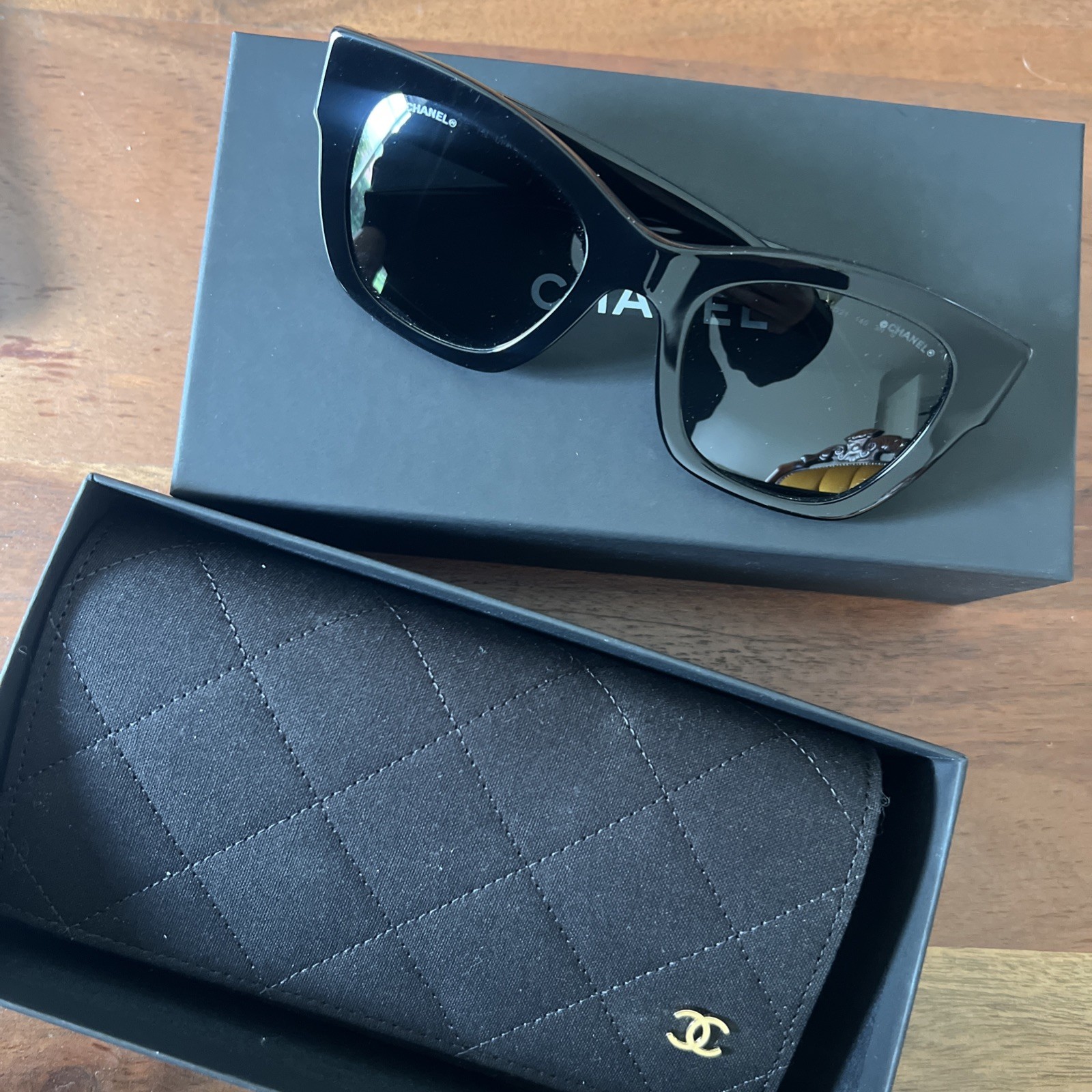 Chanel Black Square sunglasses CH5478A Brand New image 4