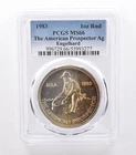 1983 Engelhard American Prospector 1 Oz Silver MS66 PCGS Beautiful Tone *9221