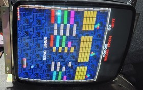 Tournament Arkanoid arcade PCB working, with Harness