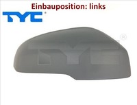 TYC 338-0048-2 Abdeckung FüR AußEnspiegel Links FüR Volvo
