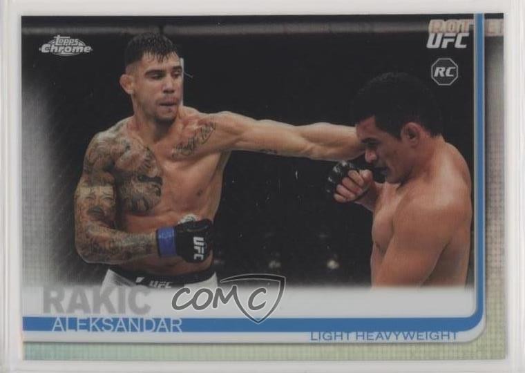 2019 Topps Chrome UFC Refractor Aleksandar Rakic #64 4qp