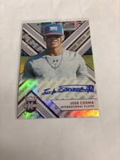 2018 Panini Elite Extra Edition Autograph Purple Jose Cosma (#168)
