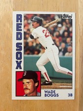 1984 Topps Baseball #30 Wade Boggs Boston Red Sox #30 HOF Nice!